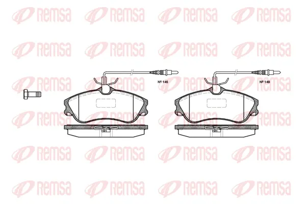 Brake Pad Set, disc brake (0634 04)