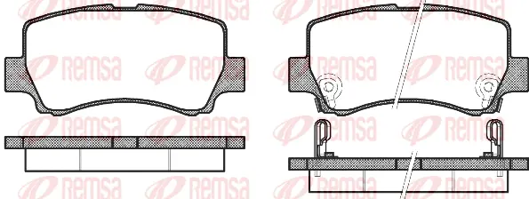 Brake Pad Set, disc brake (1309 02)