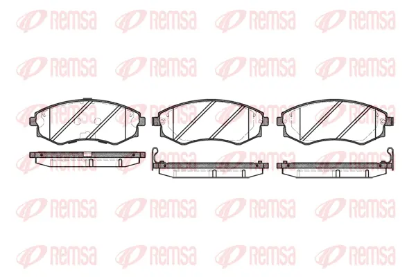 Brake Pad Set, disc brake (0318 42)