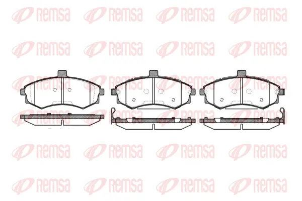 Brake Pad Set, disc brake (0893 02)