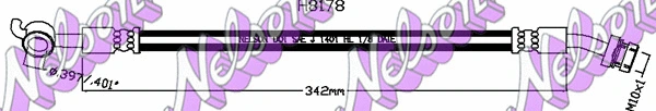 Brake Hose (H8178)