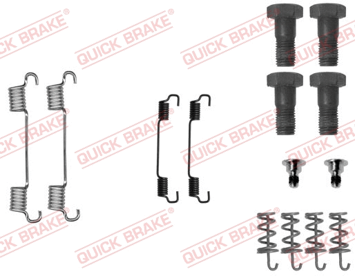 Accessory Kit, parking brake shoes (105-0716)