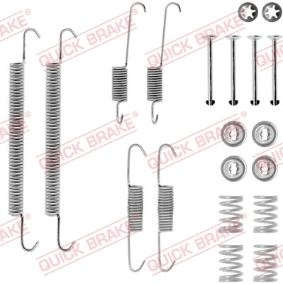 Accessory Kit, brake shoes (105-0707)