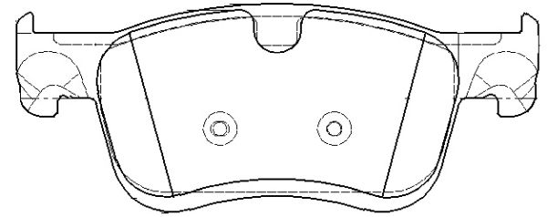 Brake Pad Set, disc brake (1580 10)