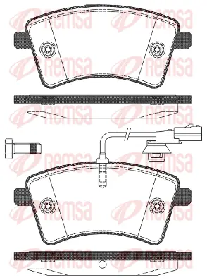 Brake Pad Set, disc brake (1351 01)