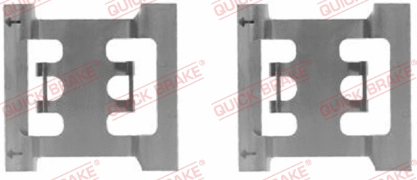 Accessory Kit, disc brake pad (109-1083)