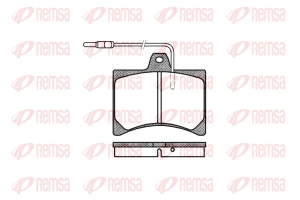 Brake Pad Set, disc brake (0035 04)