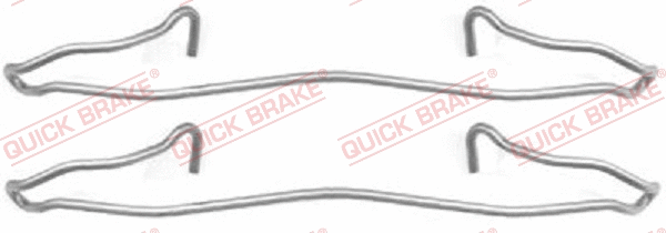 Accessory Kit, disc brake pad (109-1057)