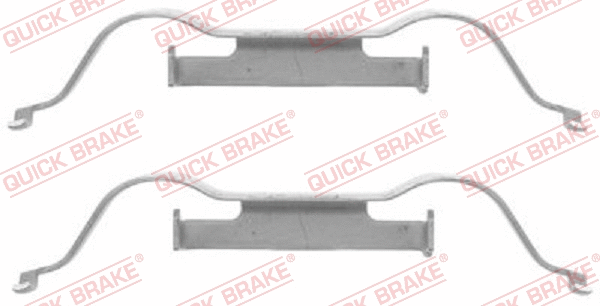 Accessory Kit, disc brake pad (109-1288)