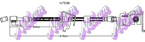 Brake Hose (H7538)