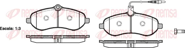 Brake Pad Set, disc brake (1292 01)