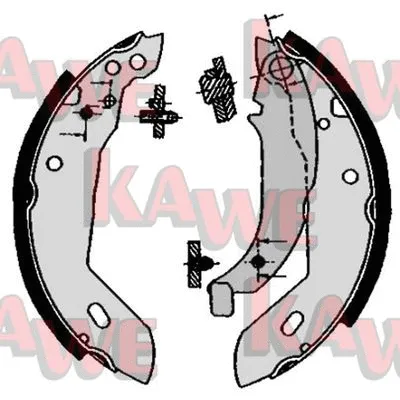Brake Shoe Set (04670)