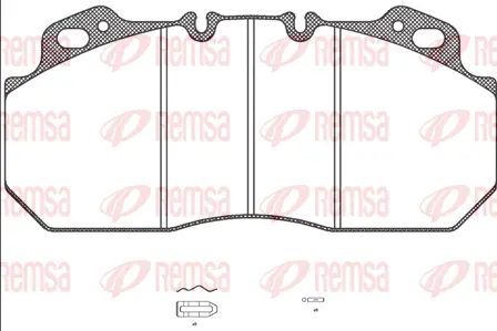 Brake Pad Set, disc brake (JCA622.00)