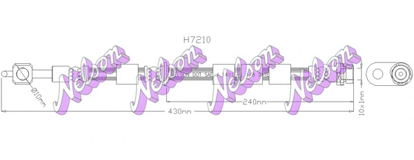 Brake Hose (H7210)