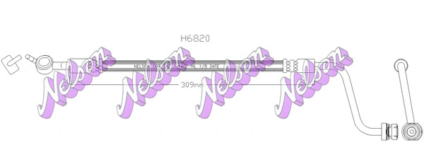 Brake Hose (H6820)