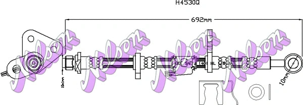 Brake Hose (H4530Q)