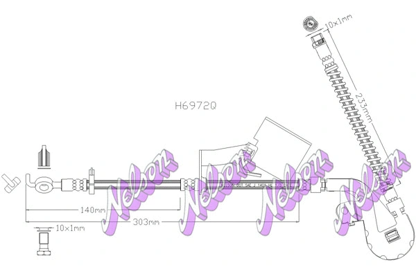 Brake Hose (H6972Q)