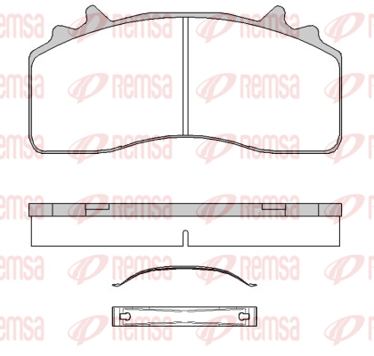 Brake Pad Set, disc brake (JCA1841.00)