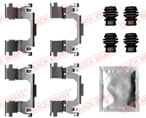 Accessory Kit, disc brake pad (109-0061)