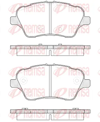 Brake Pad Set, disc brake (1514 00)