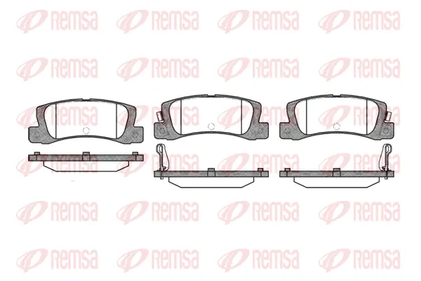 Brake Pad Set, disc brake (0214 02)