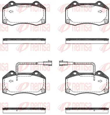 Brake Pad Set, disc brake (1113 10)
