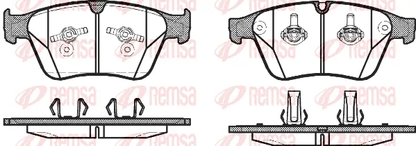 Brake Pad Set, disc brake (1371 00)