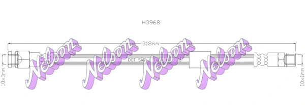 Brake Hose (H3968)