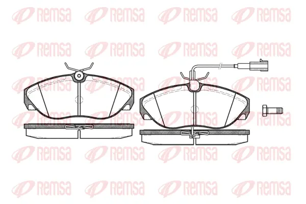 Brake Pad Set, disc brake (0486 11)