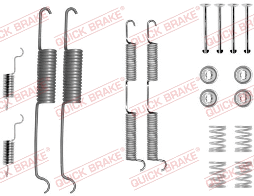 Accessory Kit, brake shoes (105-0727)