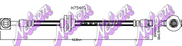 Brake Hose (H7540Q)