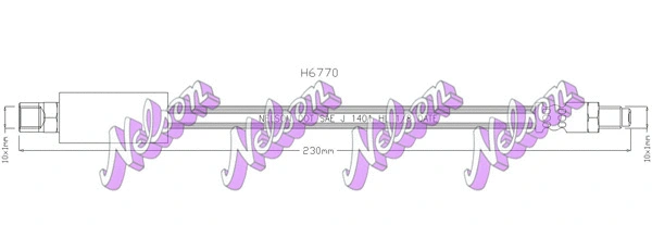 Brake Hose (H6770)