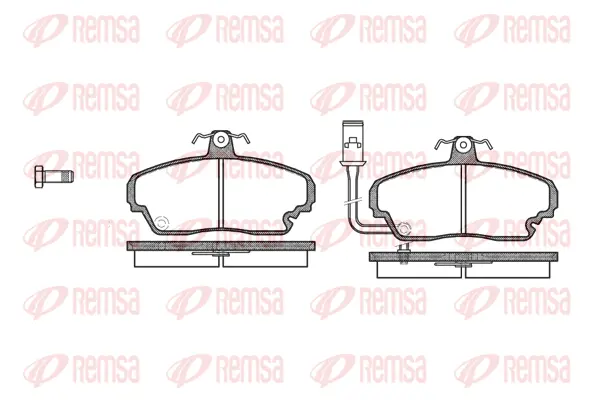 Brake Pad Set, disc brake (0252 01)