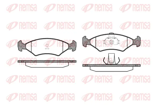 Brake Pad Set, disc brake (0119 10)