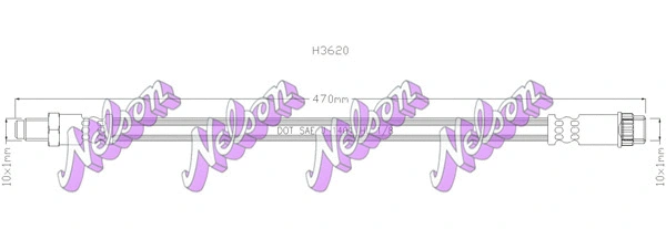 Brake Hose (H3620)