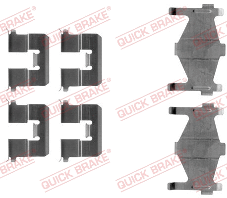 Accessory Kit, disc brake pad (109-1206)
