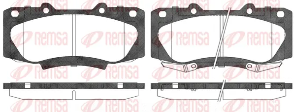 Brake Pad Set, disc brake (1468 02)