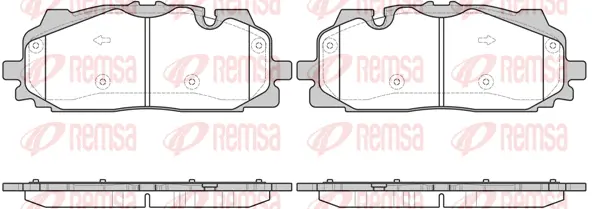 Brake Pad Set, disc brake (1667 00)