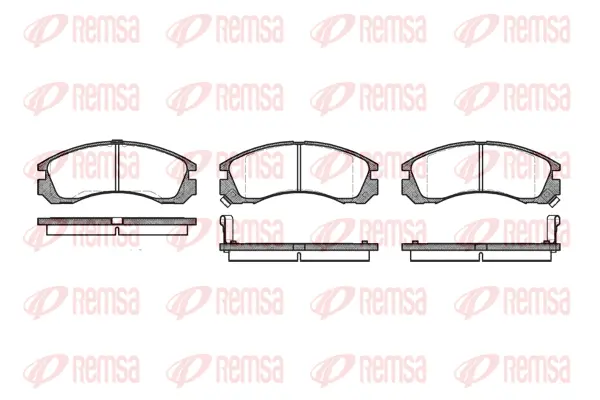 Brake Pad Set, disc brake (0354 02)