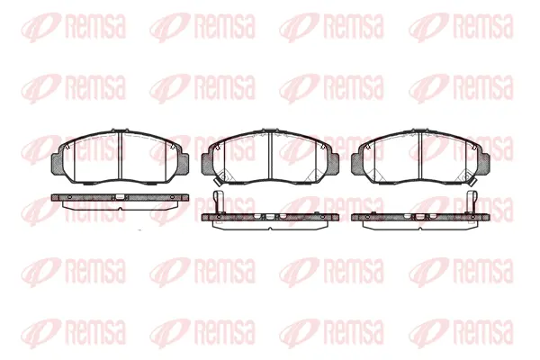 Brake Pad Set, disc brake (0747 12)