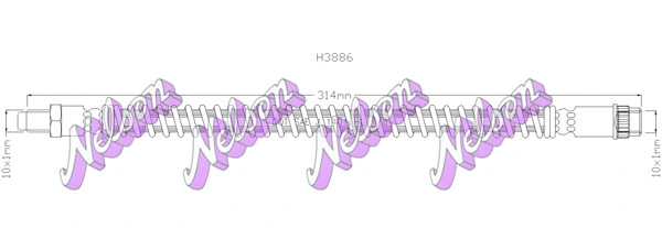 Brake Hose (H3886)