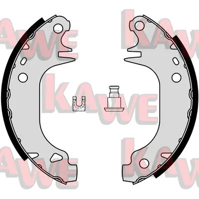 Brake Shoe Set (02900)
