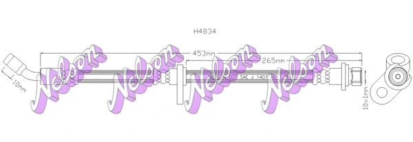 Brake Hose (H4834)