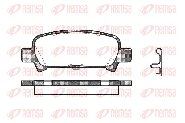 Brake Pad Set, disc brake (0729 02)