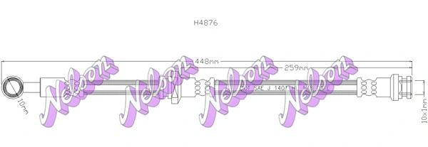 Brake Hose (H4876)