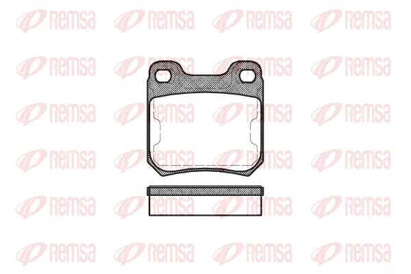 Brake Pad Set, disc brake (0239 50)