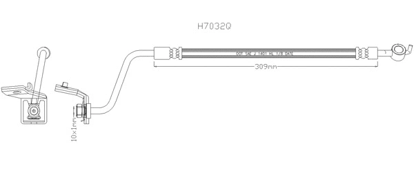 Brake Hose (H7032Q)