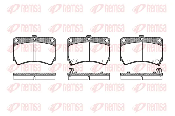 Brake Pad Set, disc brake (0212 12)