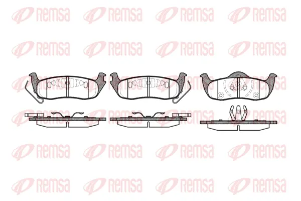 Brake Pad Set, disc brake (1106 10)