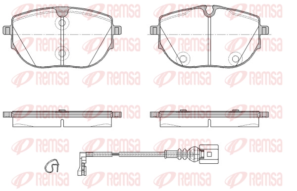 Brake Pad Set, disc brake (1920 01)
